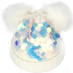 Girl’s Cold Weather Beanie Hat (4 Years Old)